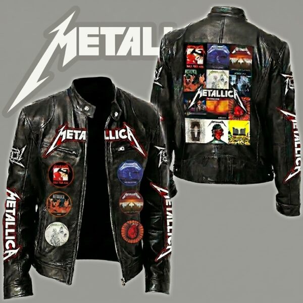Metallica Motorcycle Leather Jacket