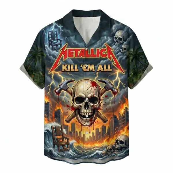 Metallica Hawaiian Shirt -THK130226