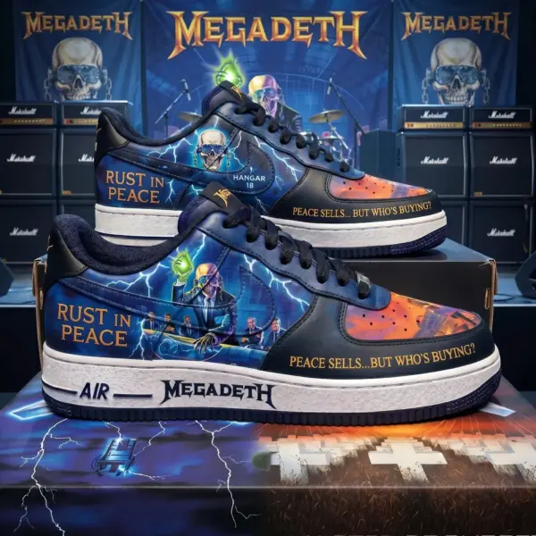 Megadeth Low-Top Sneakers Shoes-THK130198
