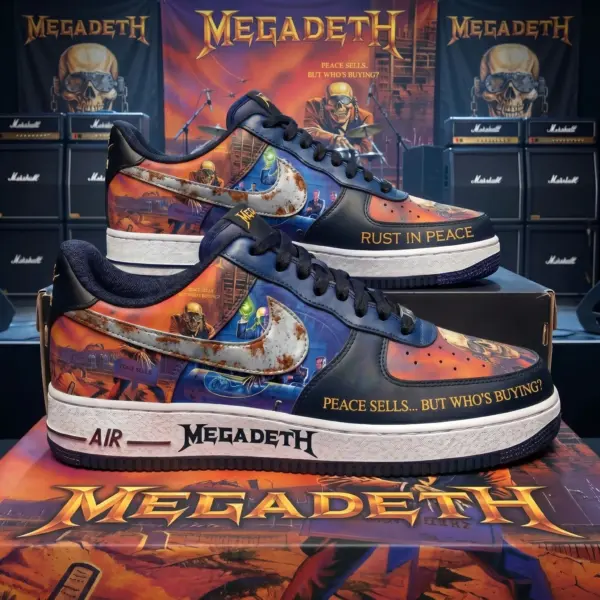 Megadeth Low-Top Sneakers Shoes-THK130199