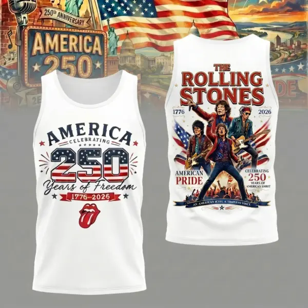 Alternative view of Premium The Rolling Stones 250 Years Of Freedom 3D Shirt -THK129825