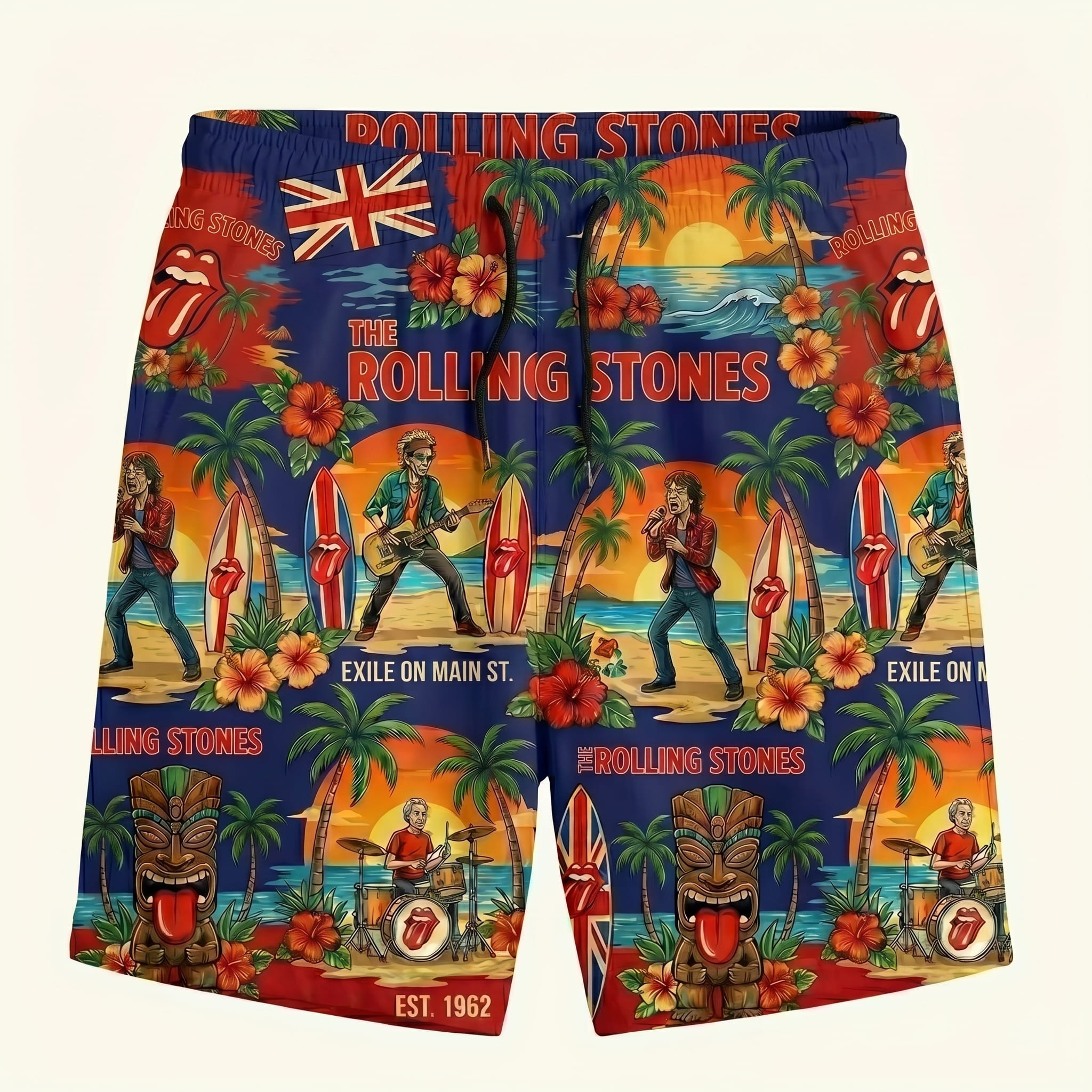 The Rolling Stones Hawaiian Shirt - THK130428 - Image 2