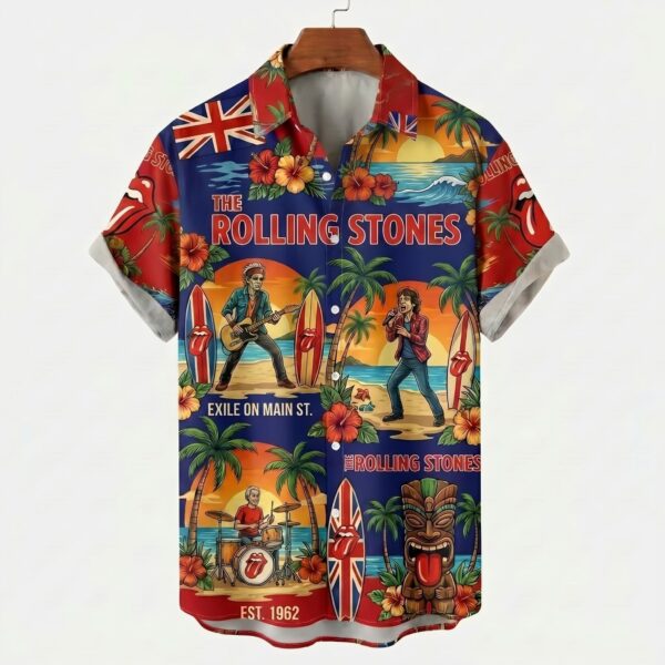 The Rolling Stones Hawaiian Shirt - THK130428