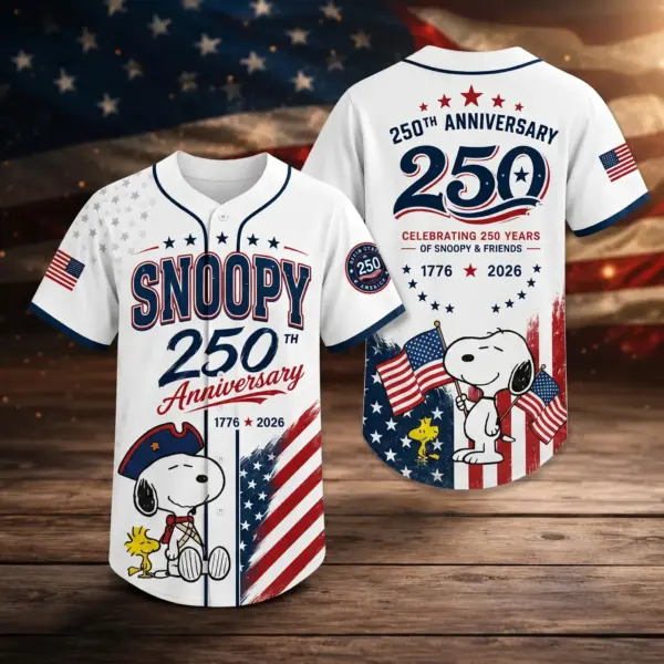 Snoopy 250 Years of America Baseball Jersey - THK130755
