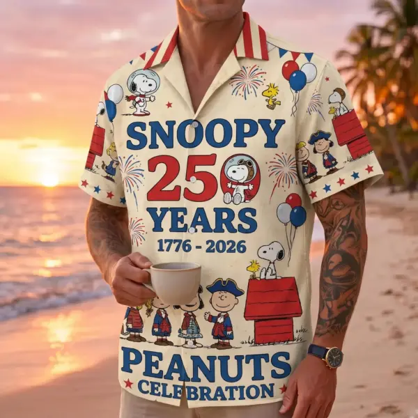 Snoopy 250 Years of America Hawaiian Shirt - THK131142