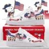Snoopy 250 Years of America Air Low-Top Sneakers Shoes-THK131846