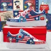 Snoopy 250 Years of America Air Low-Top Sneakers Shoes-THK131858