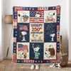 Snoopy 250 Years of America Quilt Blanket-THK131546
