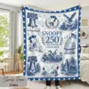 Snoopy 250 Years of America Quilt Blanket-THK131550