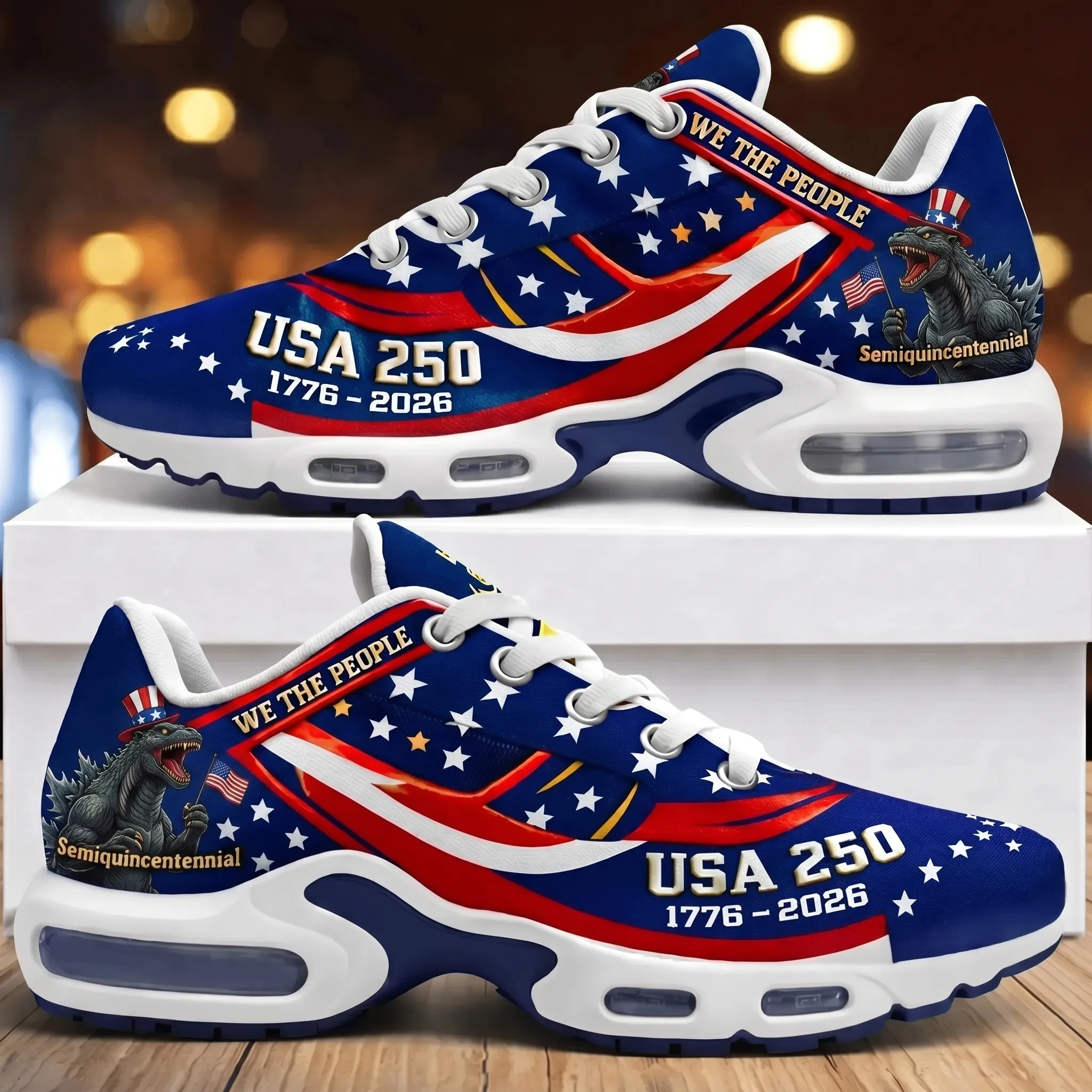 Godzilla 250 Years of America Air Max Shoes-THK130999