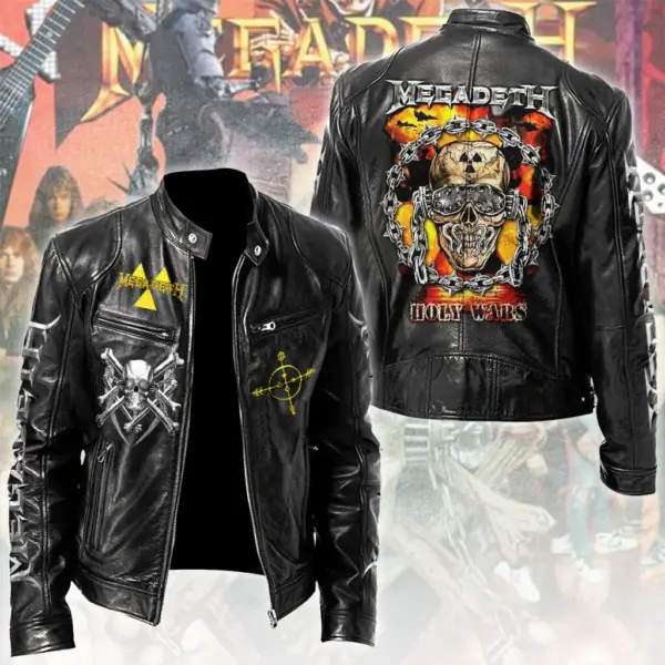 Megadeth Motorcycle Leather Jacket - THK130405