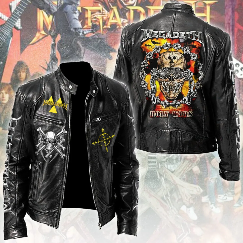 Megadeth Motorcycle Leather Jacket - THK130405