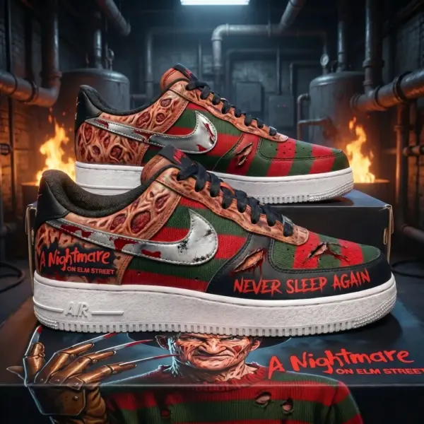 Freddy Krueger Air Low-Top Sneakers Shoes