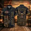 Harley Davidson 250 Years of America Hawaiian Shirt