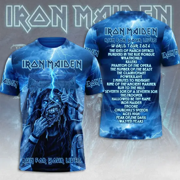 Iron Maiden Tour 2026 3D Apparel - THK130296