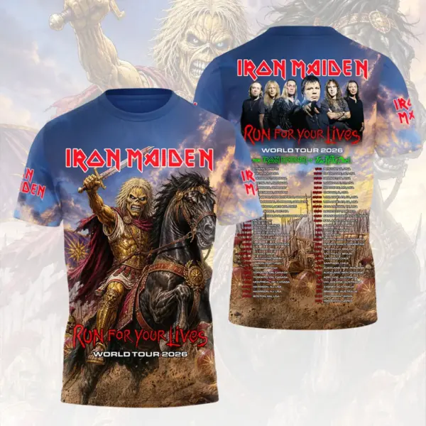 Iron Maiden Tour 2026 3D Apparel - THK130264
