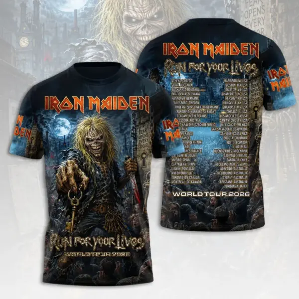 Iron Maiden Tour 2026 3D Apparel - THK130265