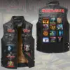 Premium Iron Maiden 2026 World Tour 2D Sleeveless Leather Vest -THK130303