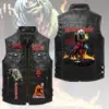 Premium Iron Maiden 2026 World Tour 2D Sleeveless Leather Vest -THK130304