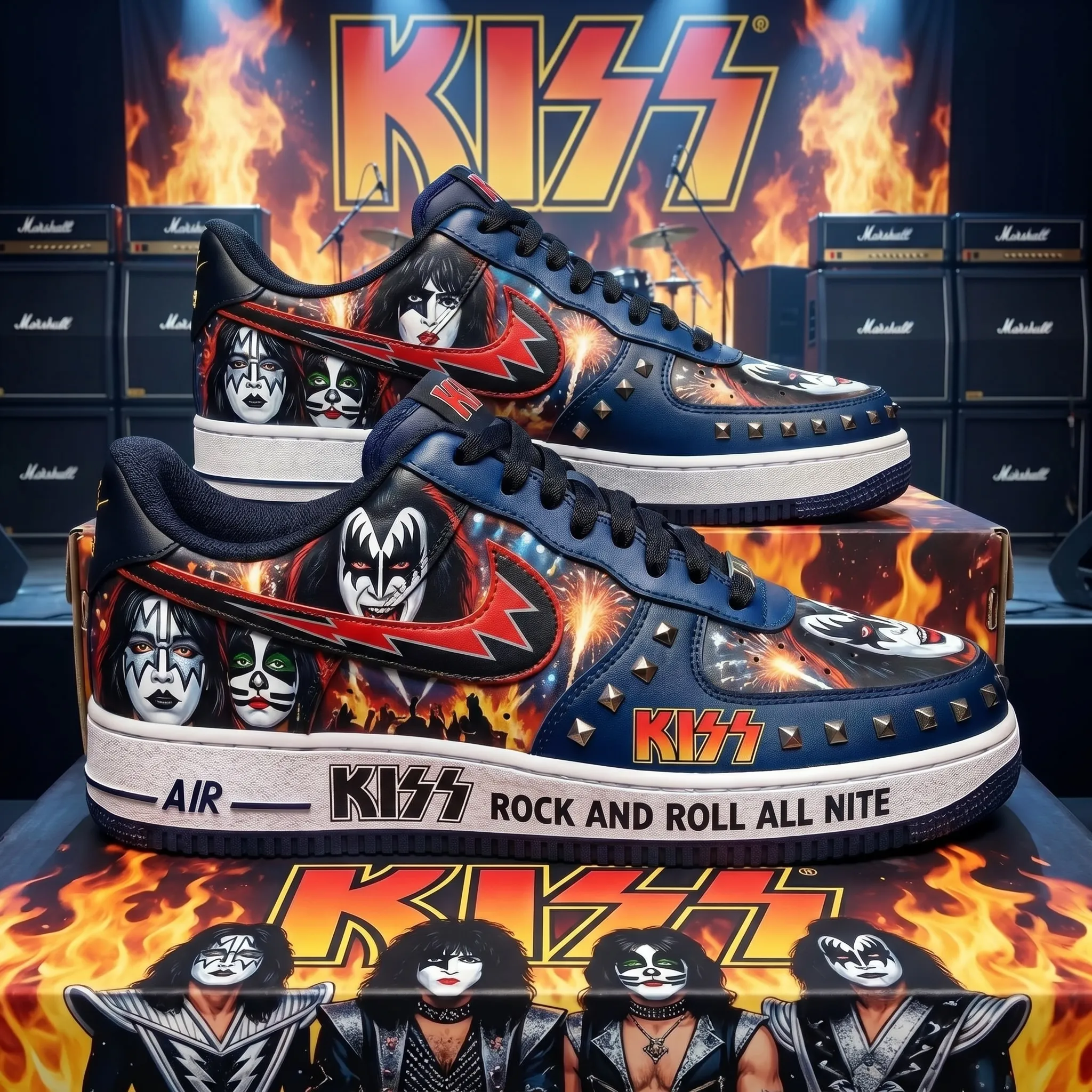 Kiss Low-Top Sneakers Shoes -THK130634