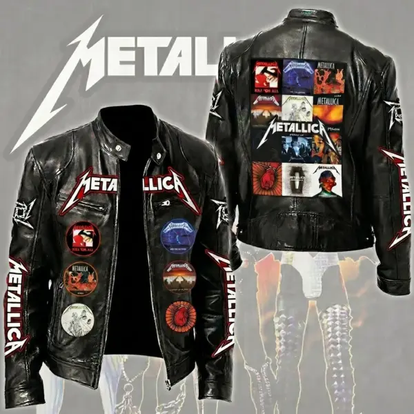 Metallica Motorcycle Leather Jacket-THK130608