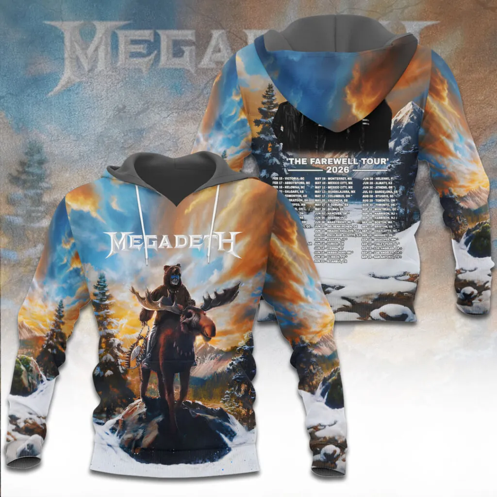 Megadeth Farewell Tour 2026 3D Apparel - THK130382 - Image 3