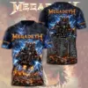 Megadeth This Was Our Life Tour 2026 3D Apparel - THK130380