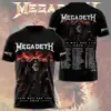 Megadeth Tour 2026 3D Apparel - THK130385
