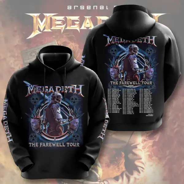 Alternative view of Megadeth Tour 2026 3D Apparel - THK130387