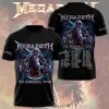 Megadeth Tour 2026 3D Apparel - THK130387