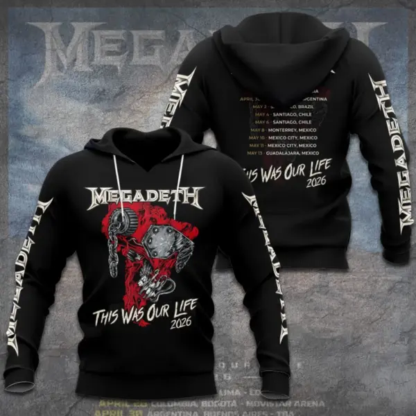 Megadeth Tour 2026 3D Apparel - THK130384 - Image 3