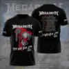 Megadeth Tour 2026 3D Apparel - THK130384