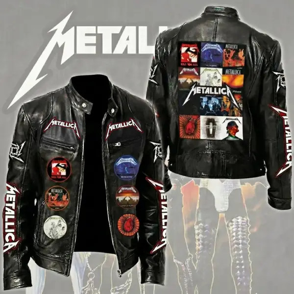 Metallica Motorcycle Leather Jacket-THK130608