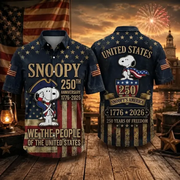Snoopy 250 Years of America Hawaiian Shirt - THK131516