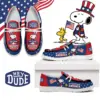 Snoopy 250 Years of America Hey Dude Shoes