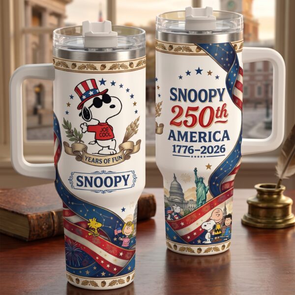 Snoopy 250 Years of America 40oz Stanley Tumbler -THK132052