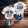 Star Trek 250 Years of America Baseball Jersey-THK131582