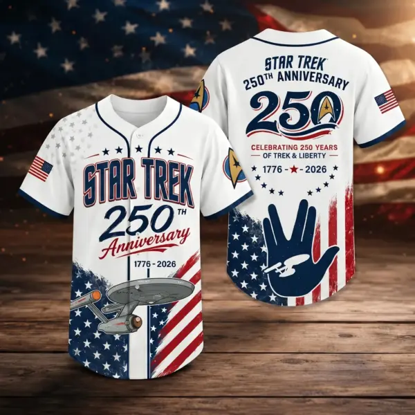 Star Trek 250 Years of America Baseball Jersey-THK131582
