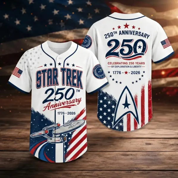 Star Trek 250 Years of America Baseball Jersey-THK131583
