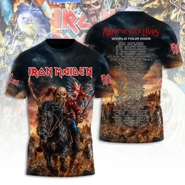 Iron Maiden Tour 2026 3D Apparel - THK130295