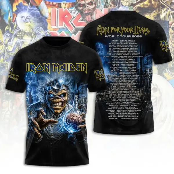Iron Maiden Tour 2026 3D Apparel - THK130266