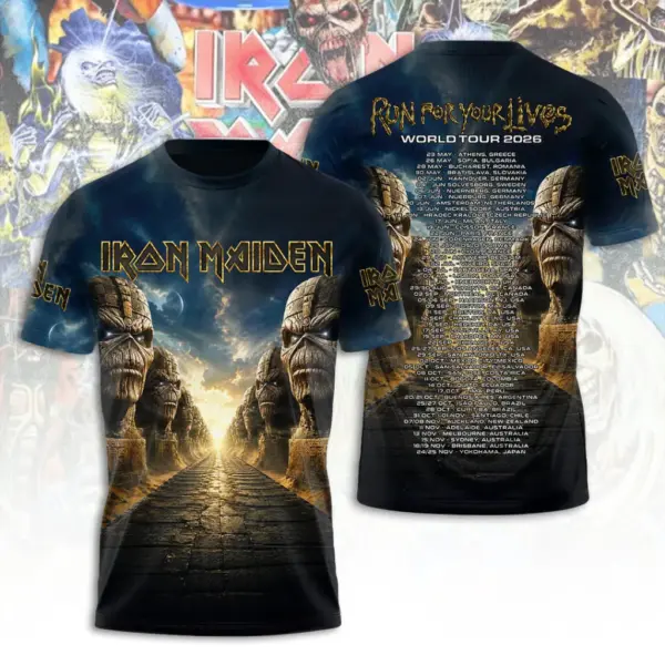 Iron Maiden Tour 2026 3D Apparel - THK130292