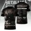Metallica Tour 2026 3D Apparel - THK130315