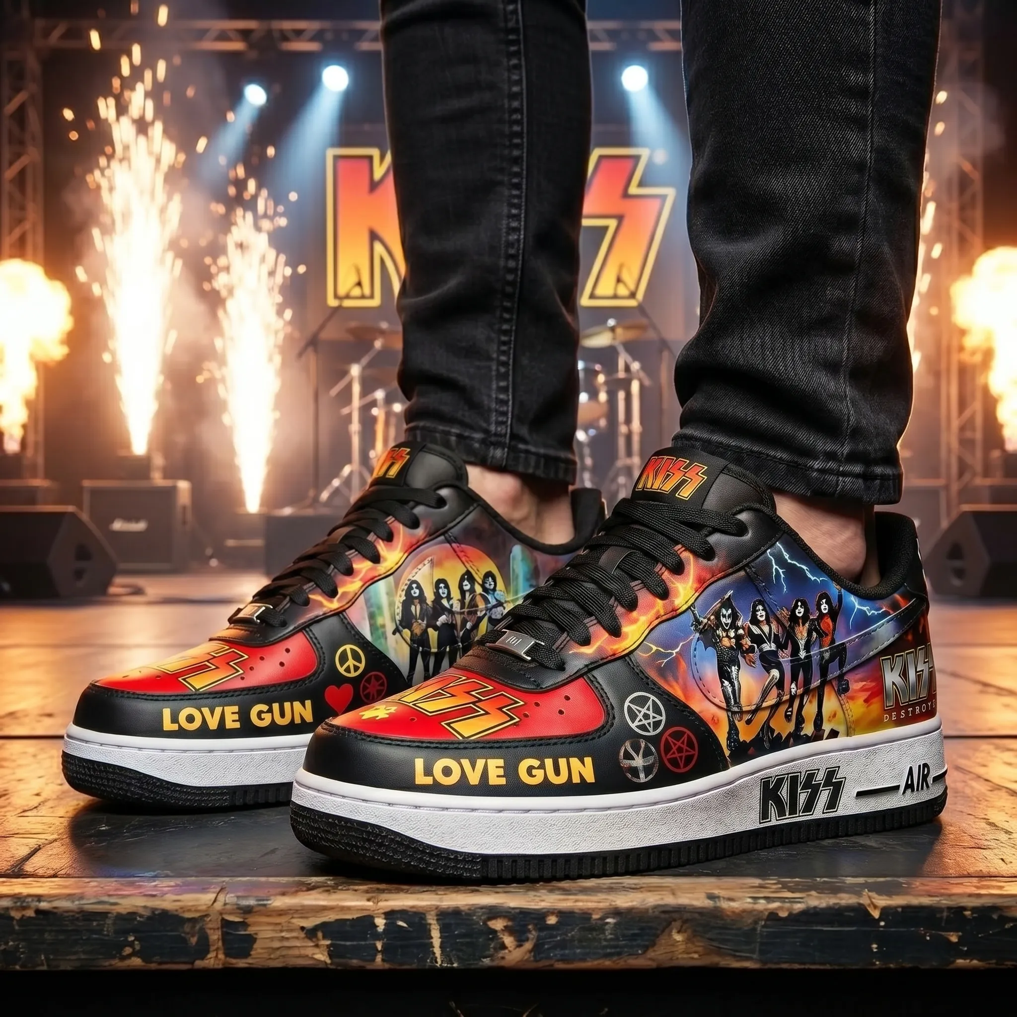 Kiss Air Low-Top Sneakers Shoes -THK130633 - Image 4