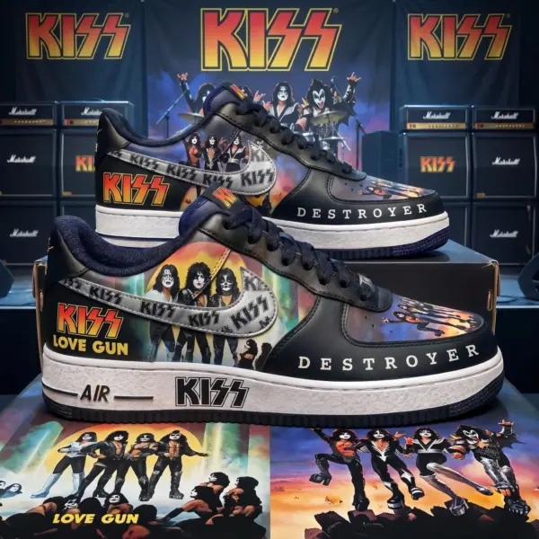 Kiss Low-Top Sneakers Shoes-THK130632