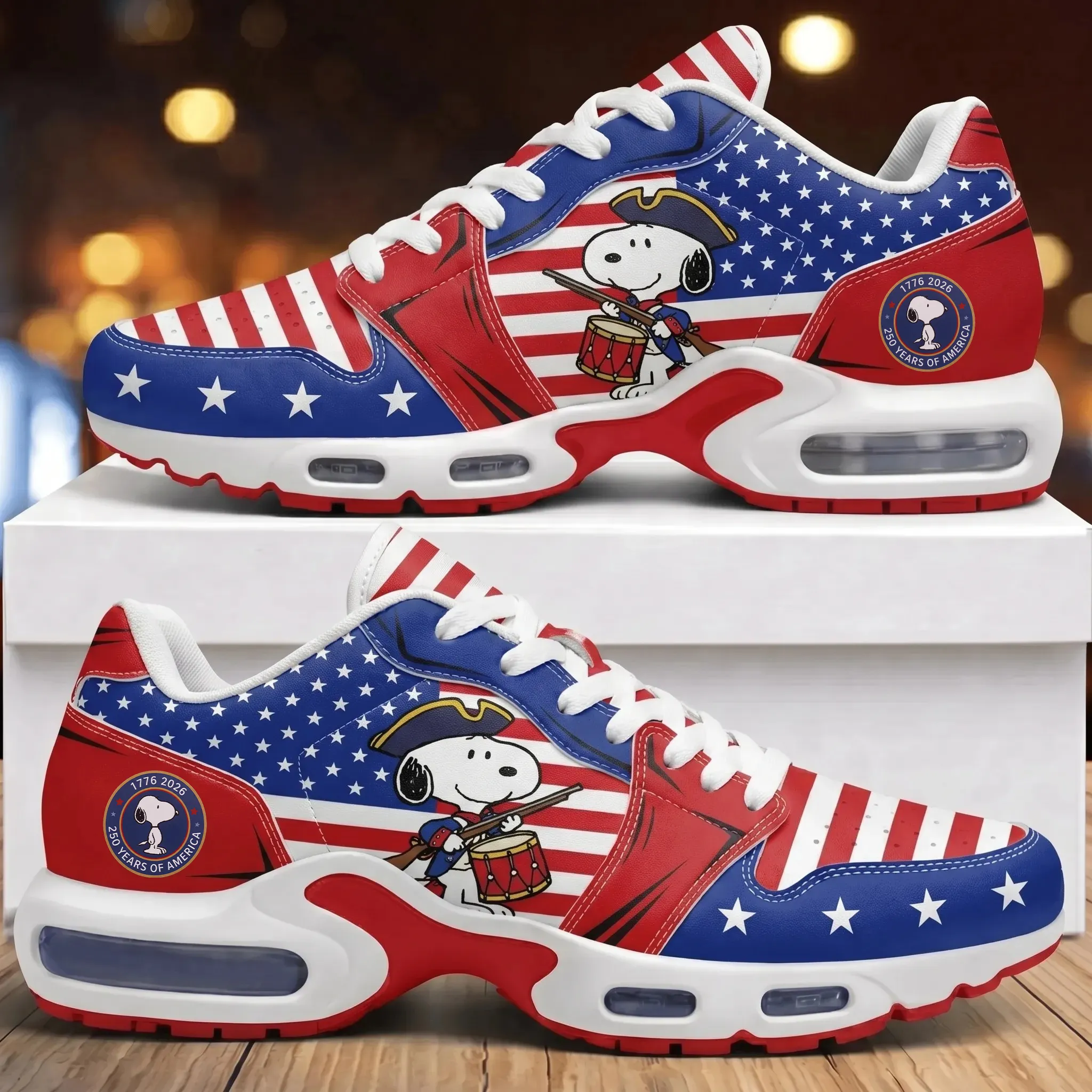 Snoopy 250 Years of America Air Max Shoes - THK131756