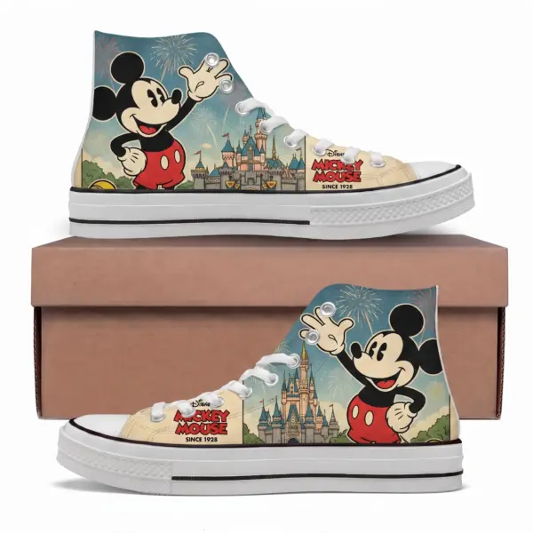 Mickey Canvas High-Top Shoes