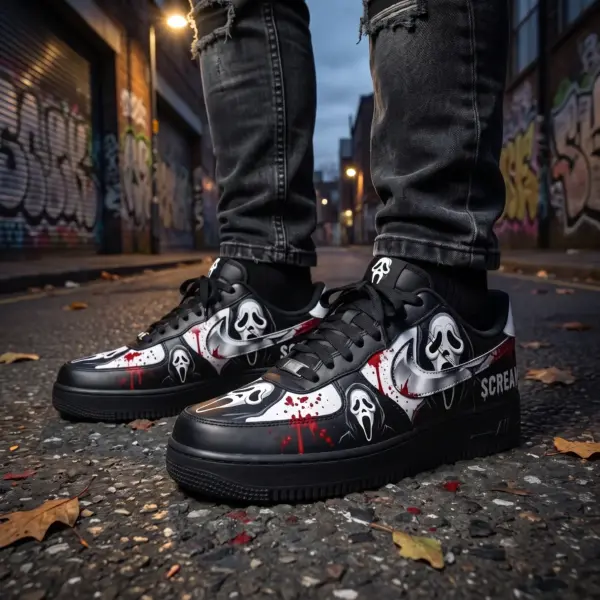 Ghostface Air Low-Top Sneakers Shoes - Image 4