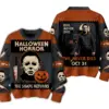 Michael Myers Halloween Knitted Sweater-THK133100