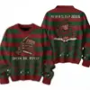 Freddy Krueger Halloween Knitted Sweater-THK133079